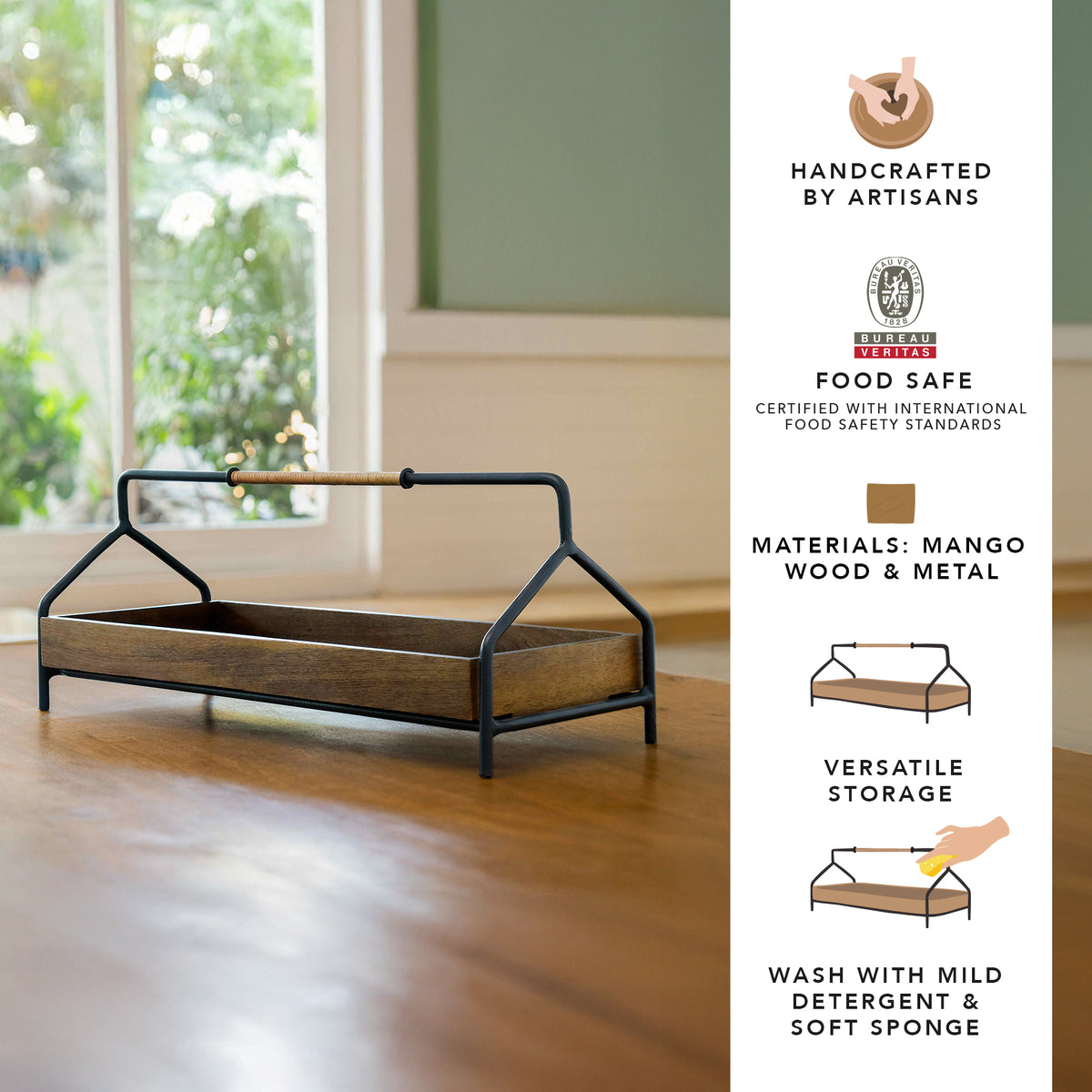Countertop Wooden Caddy