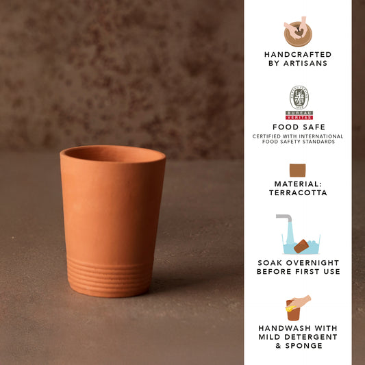 Terracotta Water Tumbler
