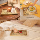 Fleur D'or Rect Tray