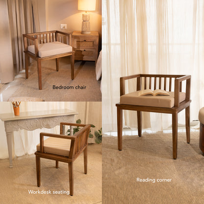 Lei Pan Cushion Seated Chair