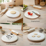 Marble Chakla Belan S/2 White