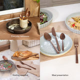 Enigma Rose Gold Cutlery Set of Four