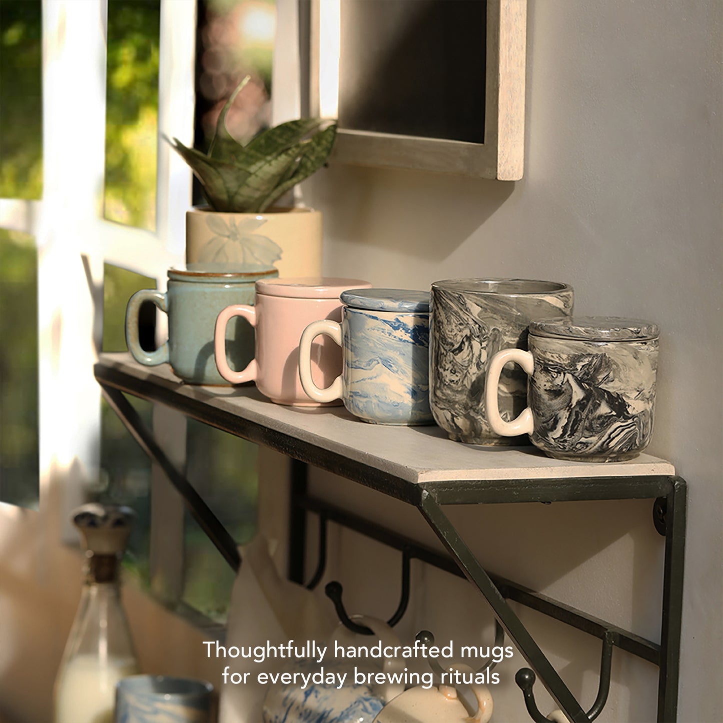 Carbon Ceramic Mug Set of Two