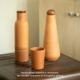 Terracotta Water Bottle With Sphere Stopper