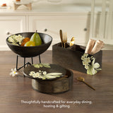 Frangipani Wooden Roti Box