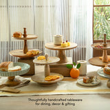 Sheesham  Cake Stand 2 Tier Natural