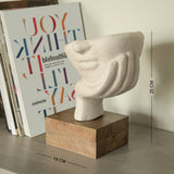 Restive Face Ecomix Sculpture - White
