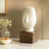 Firm Face Ecomix Sculpture - White