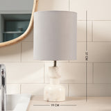 Mist Marble Table Lamp with Shade