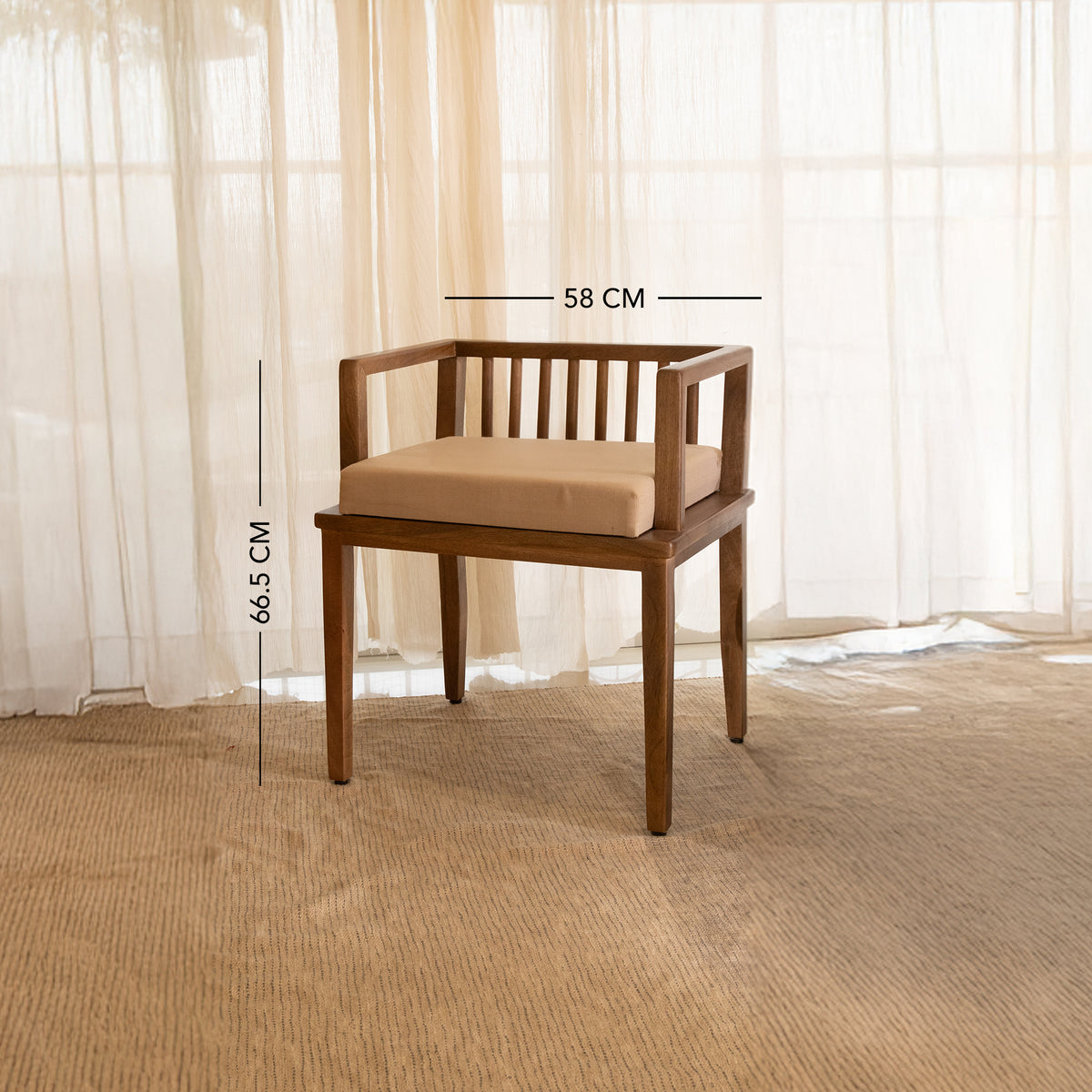 Lei Pan Cushion Seated Chair