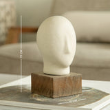 Calm Face Ecomix Sculpture - White