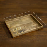 Fleur D'or Rect Tray