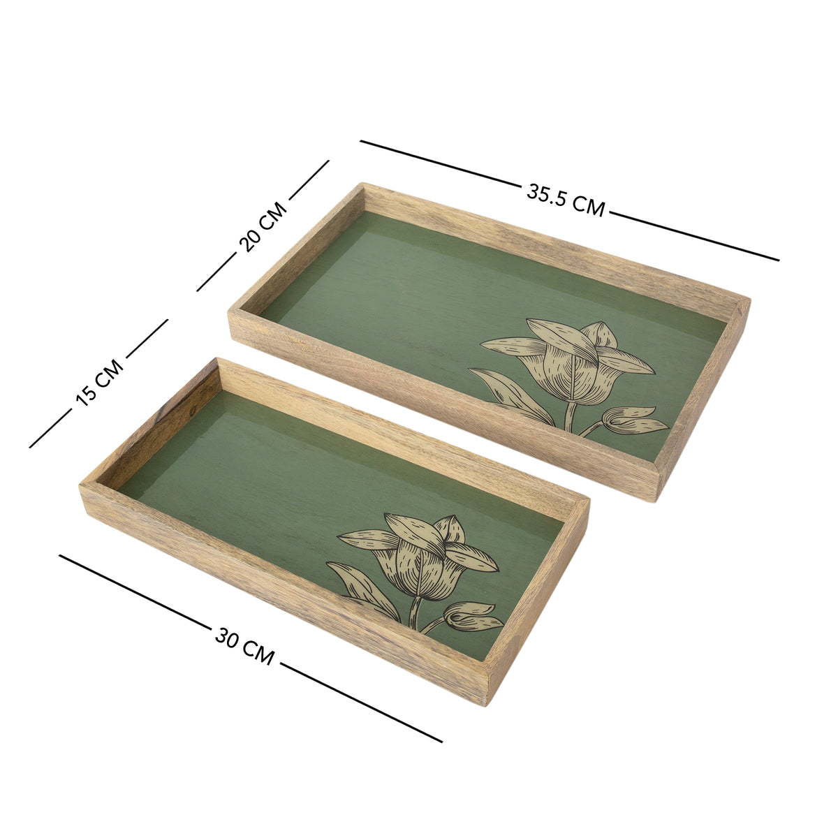 Noor tray set of 2