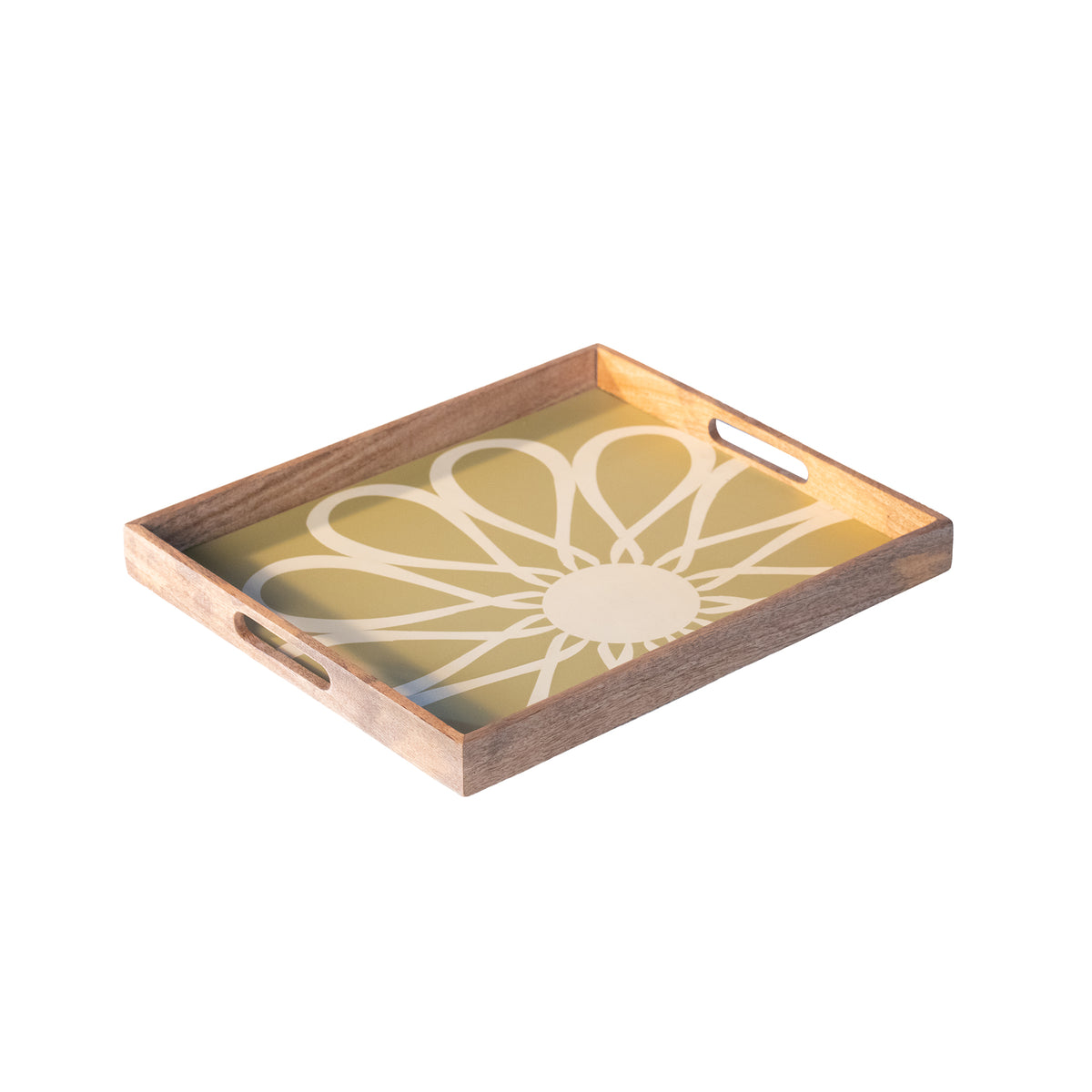 Shade of Green Wooden Tray