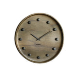 Ebony wooden wall clock