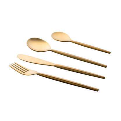 Aura Gold Cutlery Set of Four