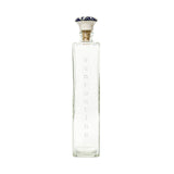 Square glass water bottle with ceramic stopper