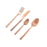 Enigma Rose Gold Cutlery Set of Four