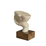 Restive Face Ecomix Sculpture - White