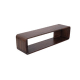 Boxy Wooden Wall Shelf