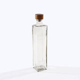 Drink More Glass Water Bottle With Wooden Stopper