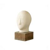 Calm Face Ecomix Sculpture - White