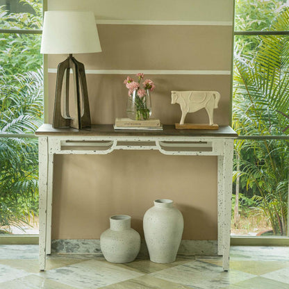 Farmhouse flair ready-to-assemble square dining table