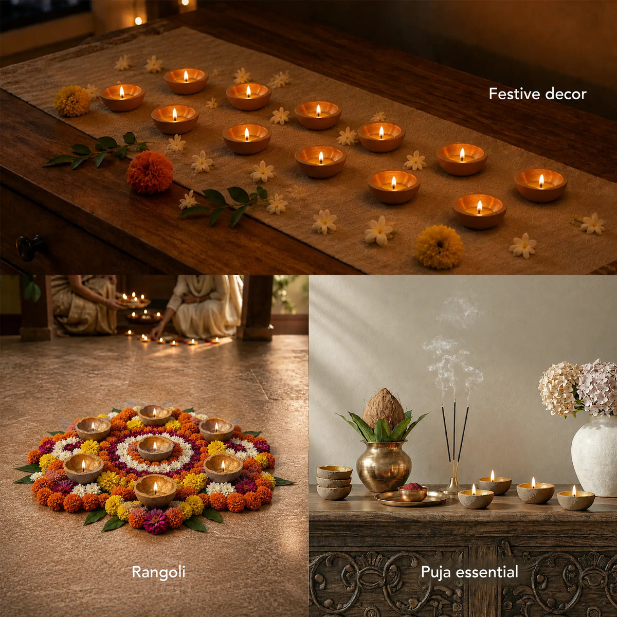 Gaudeep gold Diya set of 12