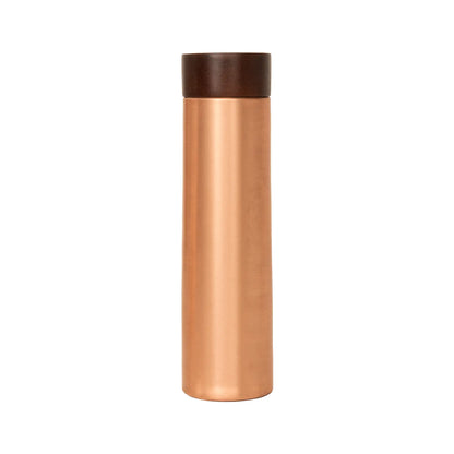 Neer copper bottle with wooden lid