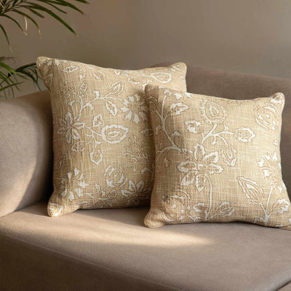 Melange floral cushion cover (large)