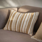 melange striped cushion cover
