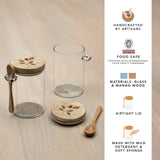 Allora Glass Jar Set of 2