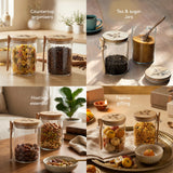 Allora Glass Jar Set of 2