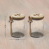 Allora Glass Jar Set of 2