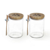 Allora Glass Jar Set of 2