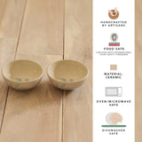 Fiore Ceramic Nut Bowl Set of 2