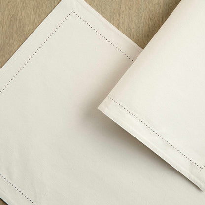 Classic White Cotton Placemat Set of Six