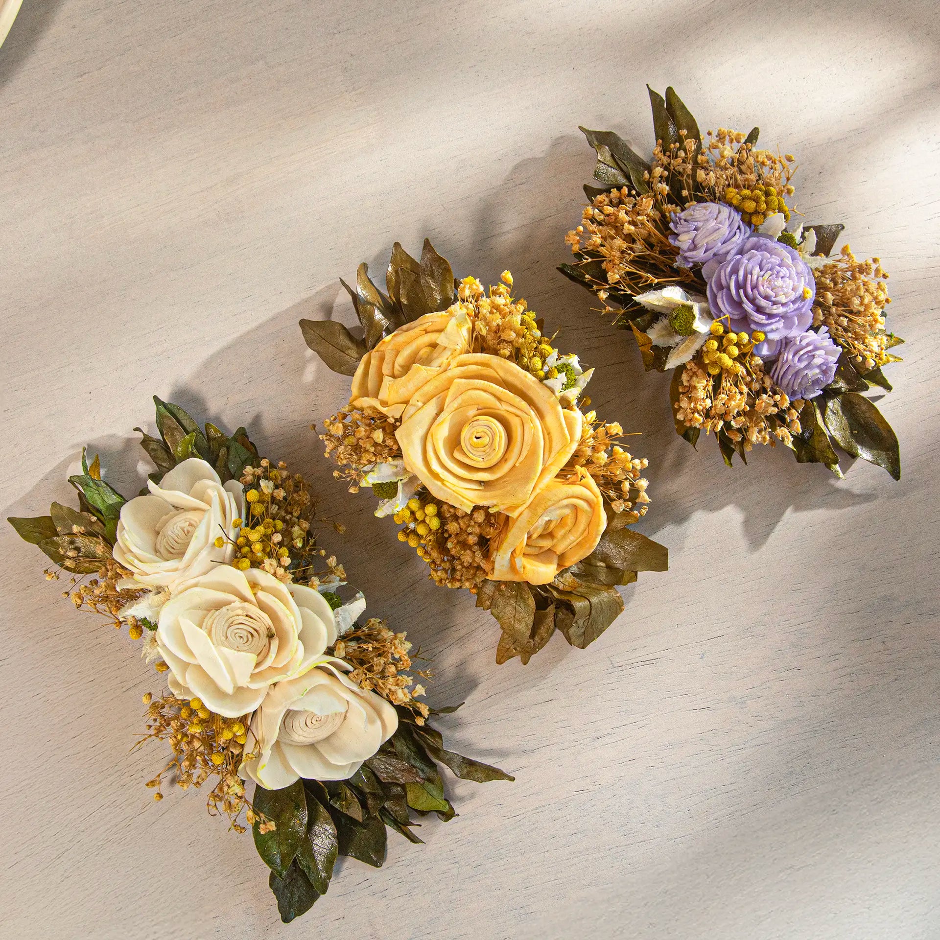 Botanic Gift Wrap Accents- set of 3