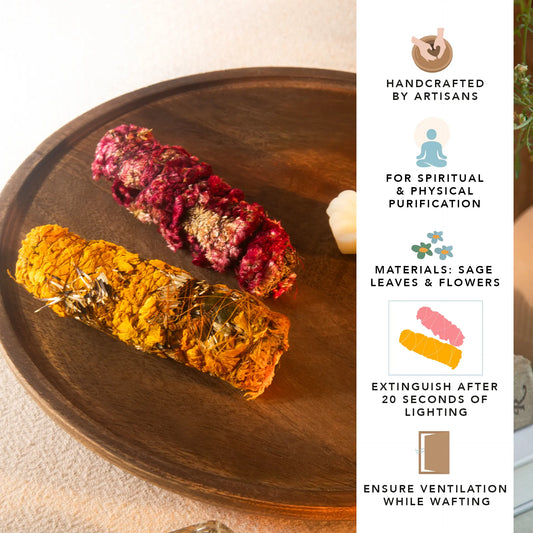 Earth & Air Smudge Bundle - Set of 2