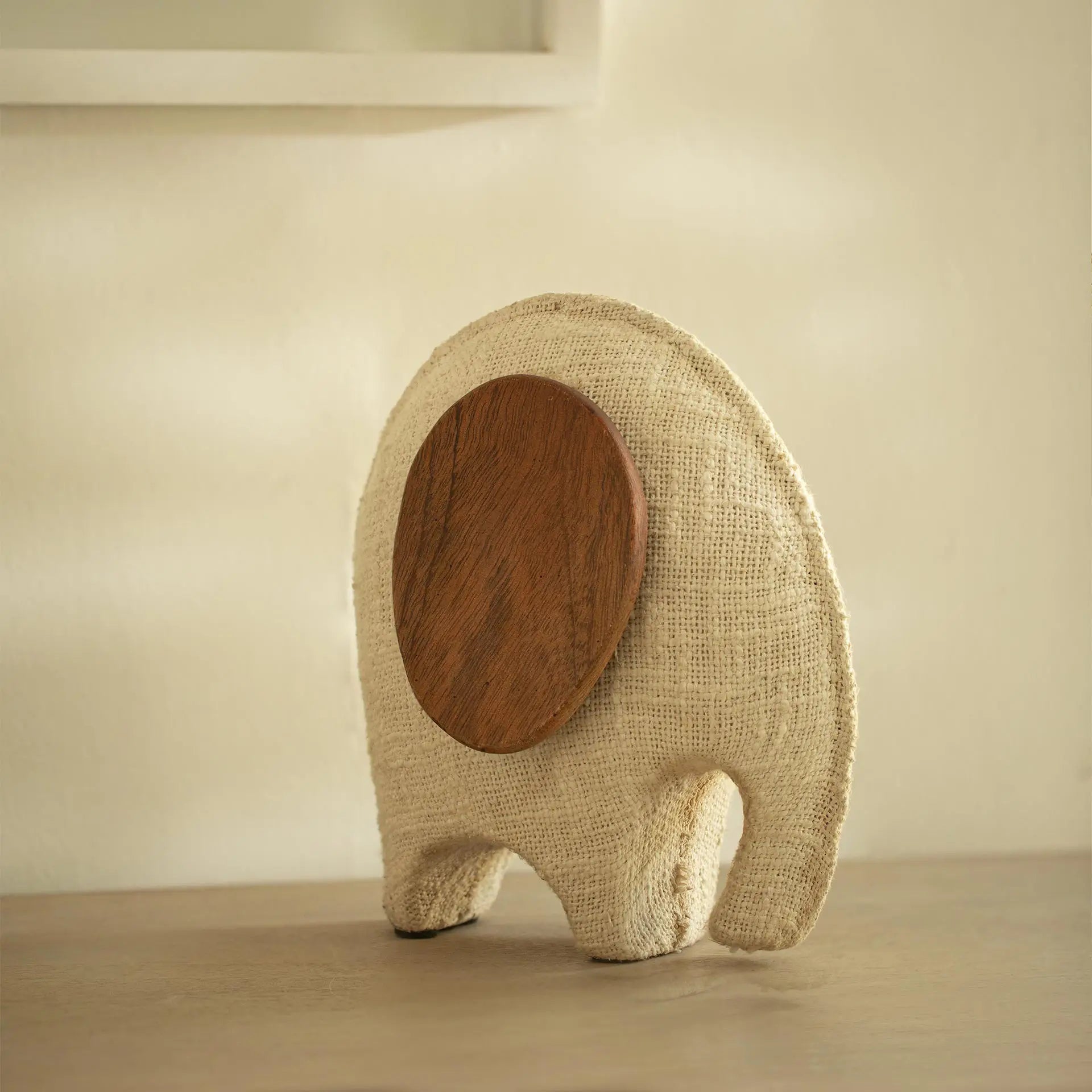 Anarva - Ecomix Elephant With Fabric & Wood Small