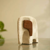 Anarva Ecomix Elephant With Fabric & Wood - Large
