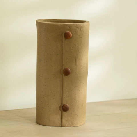 Niraan Ecomix Vase With Wooden Beads Tall