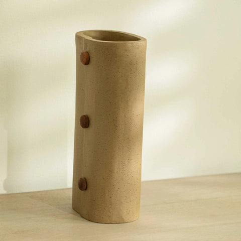 Niraan Ecomix Vase With Wooden Beads Tall