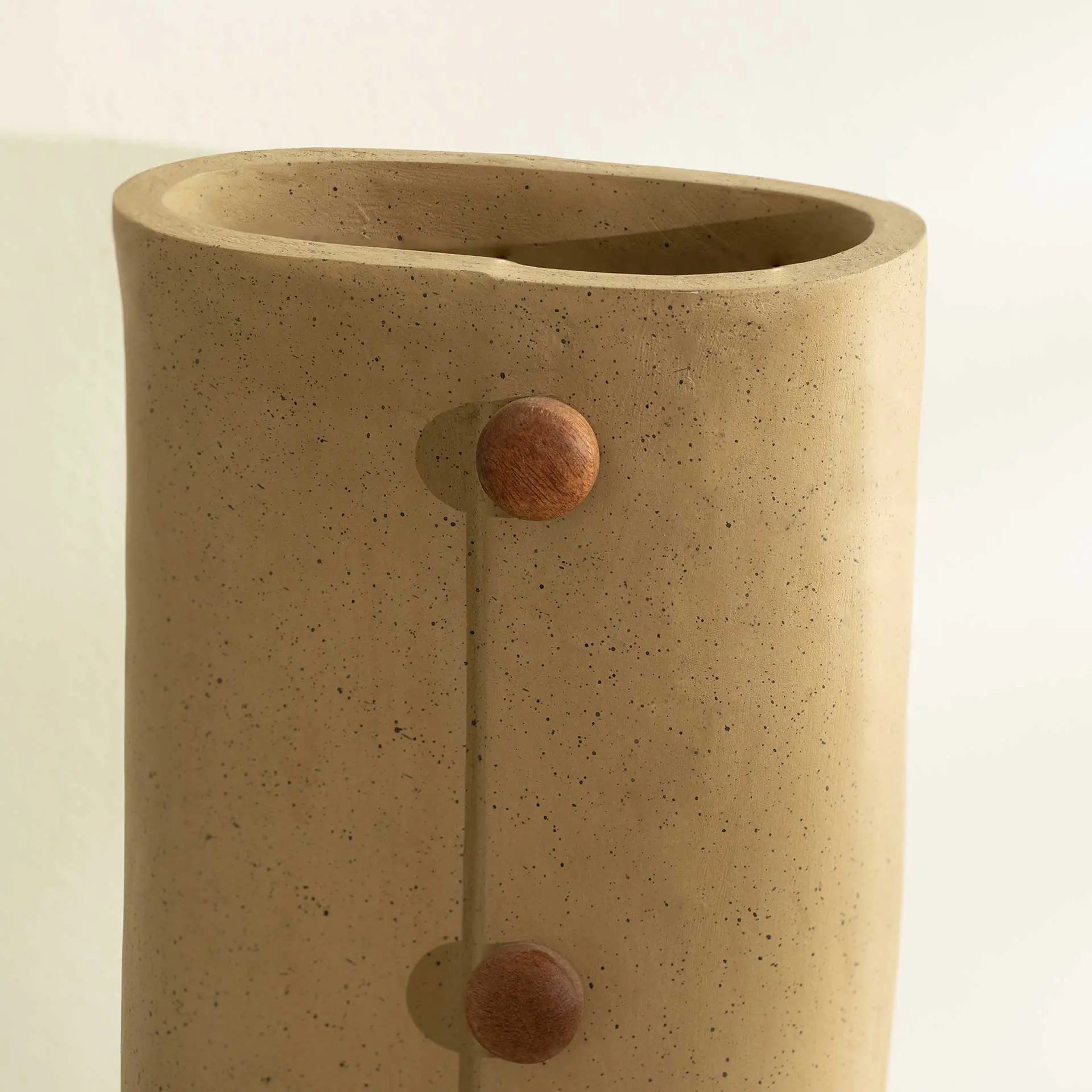 Niraan Ecomix Vase With Wooden Beads Tall