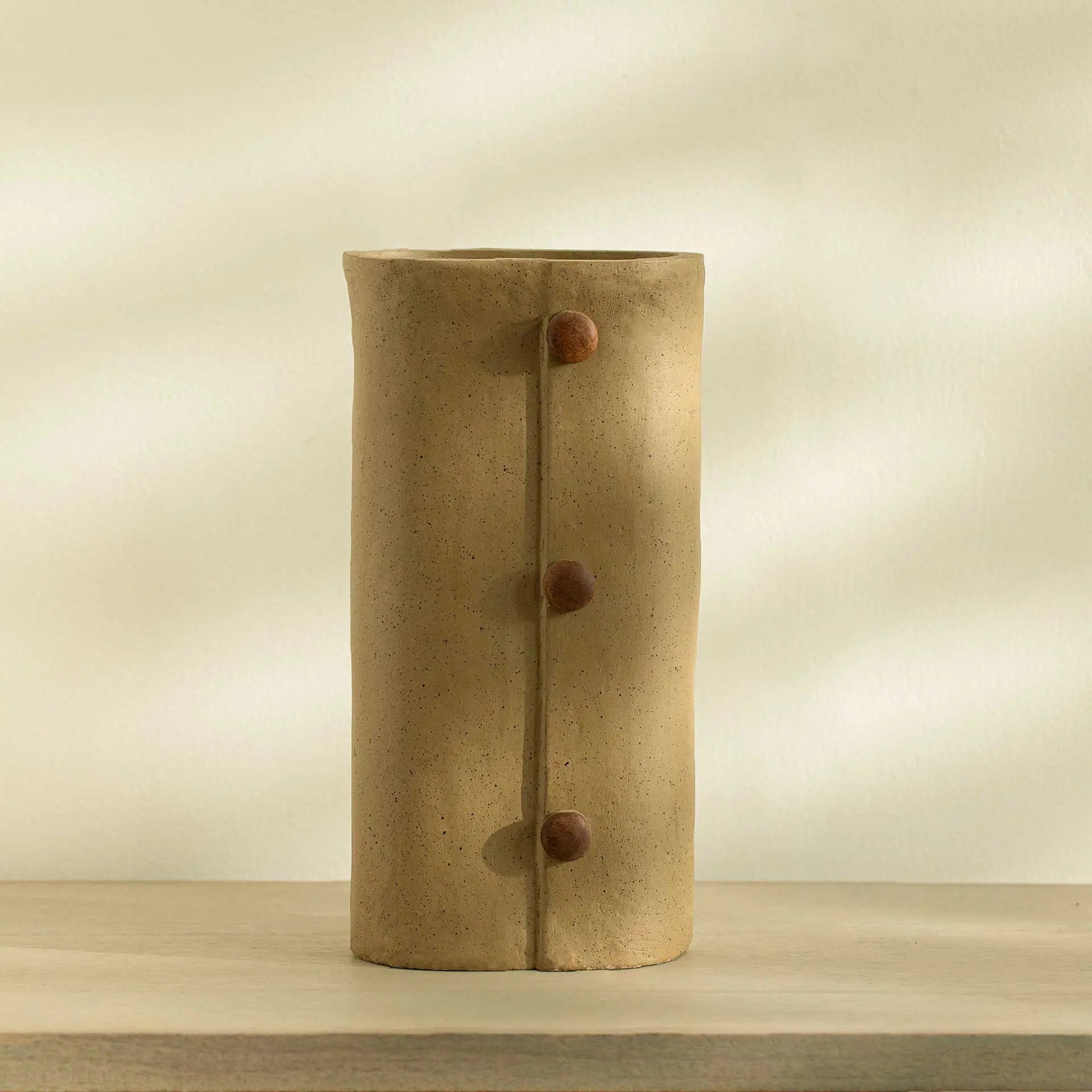 Niraan Ecomix Vase With Wooden Beads Tall