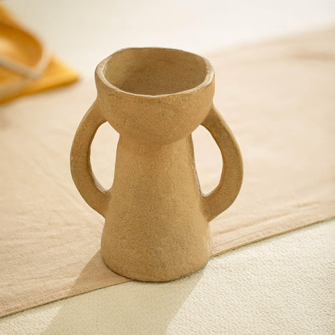 Niraan Ecomix Vase With Handle - ellementry