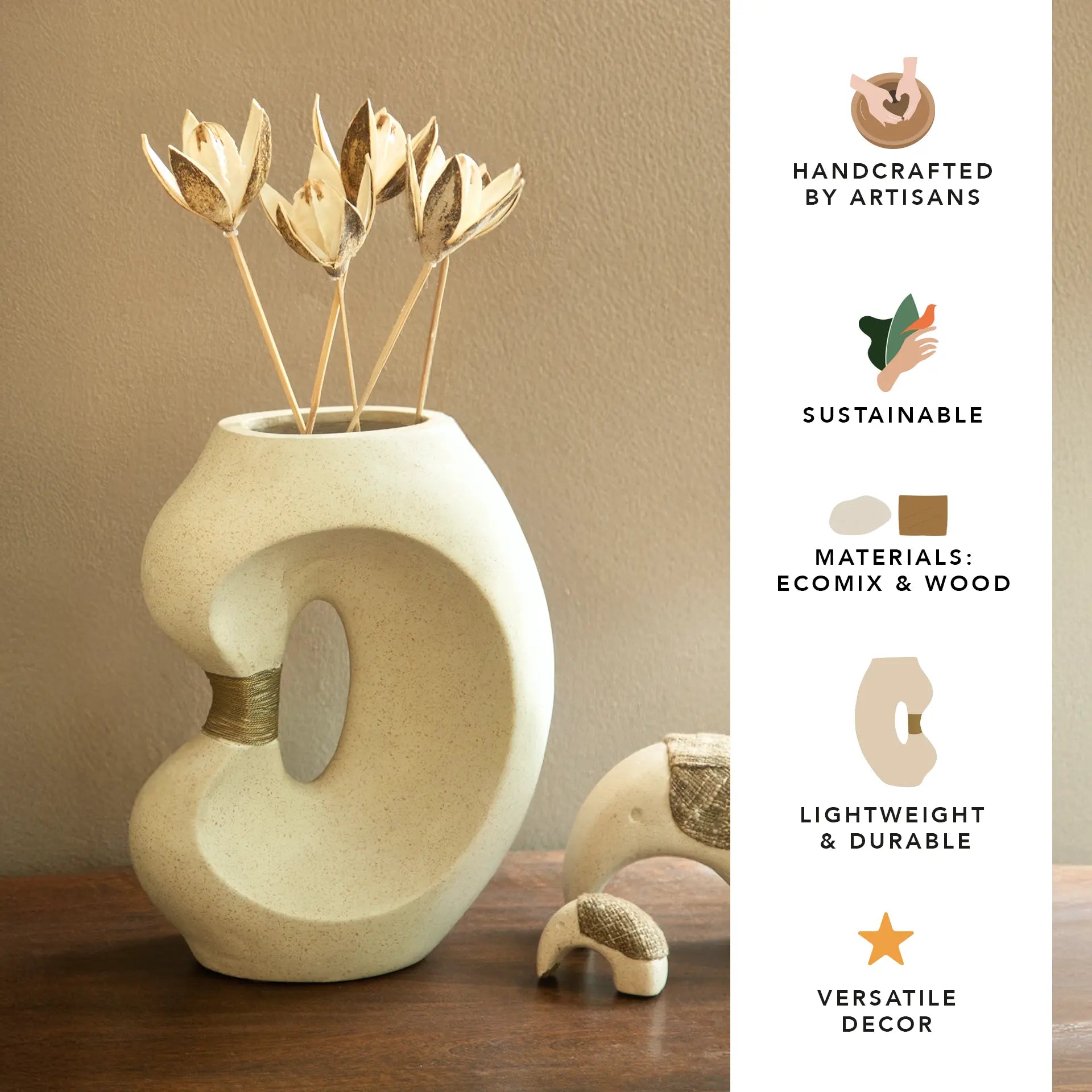 Curva Ecomix Vase - Small