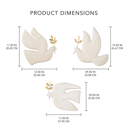 Horizon Ecomix Bird Wall Art - Set of 3