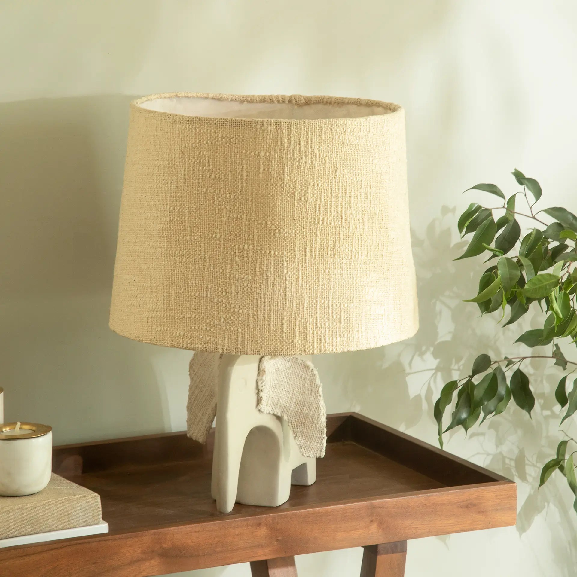 Sarafay Ecomix Elephant Lamp with Shade