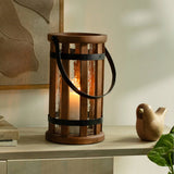 Kori Round Lantern Brown